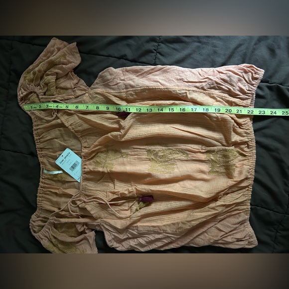 Free people rust color blouse - Picture 3 of 5